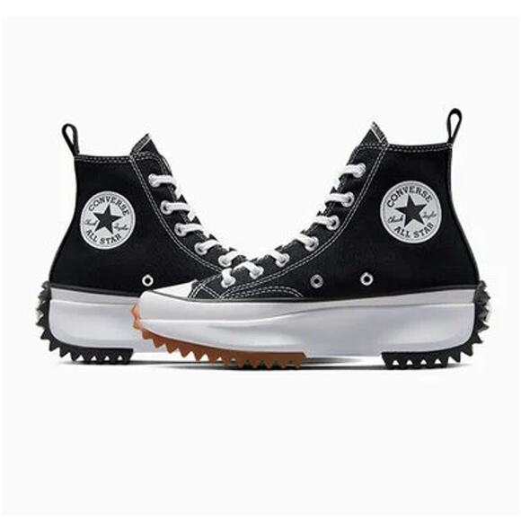 Converse Unisex Run Star Hike Platform Fashion Sneakers Women's sz 10 Black - Picture 13 of 13